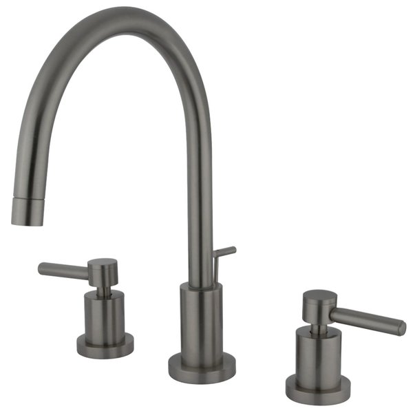 Kingston Brass KS8928DL 8" Widespread Bathroom Faucet, Brushed Nickel KS8928DL